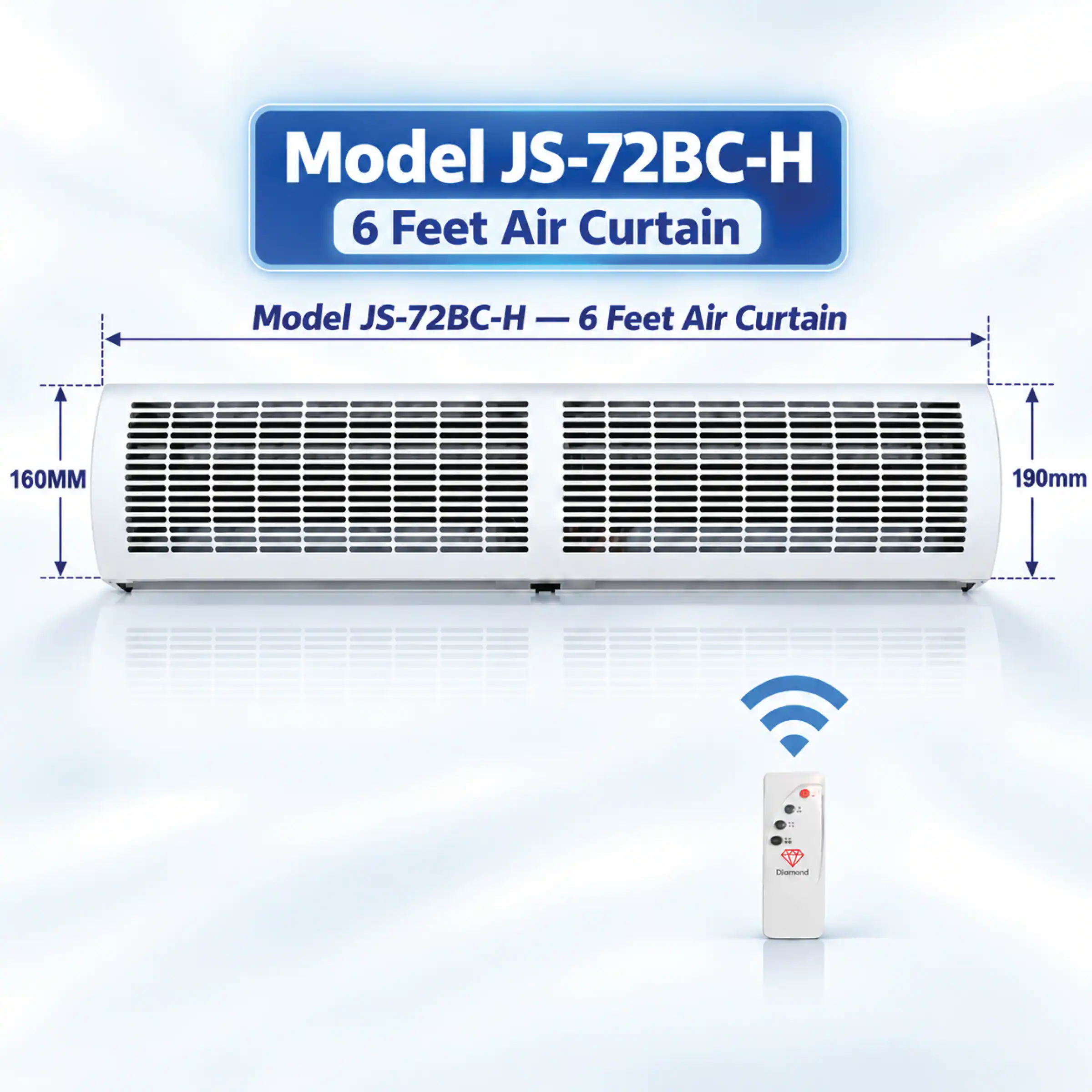 National JS-72BC-H air curtain